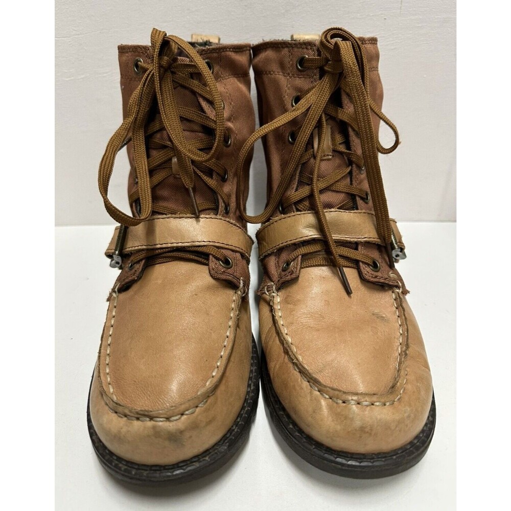 Polo Ralph Lauren Ranger HI II boys Youth size 7  lace up brown leather boots